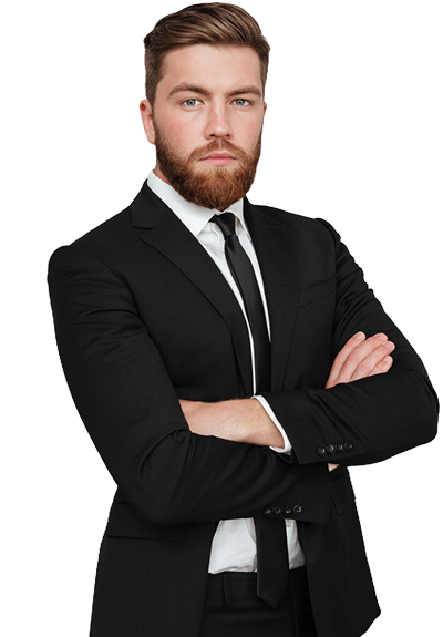 Profesjonalny mężczyzna w garniturze